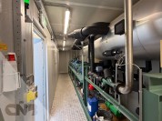 Foto van Ammoniak koude machine  in 40 foot zeecontainer